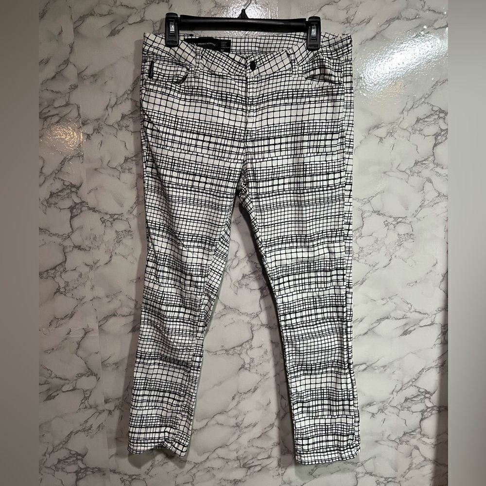 Armani Exchange cropped skinny ankle pants Size 32